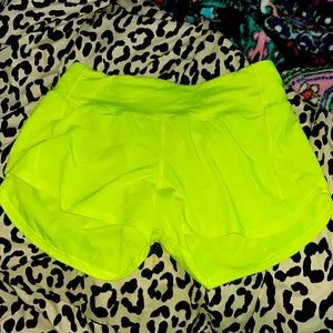 brand new lululemon highlight yellow speedups!